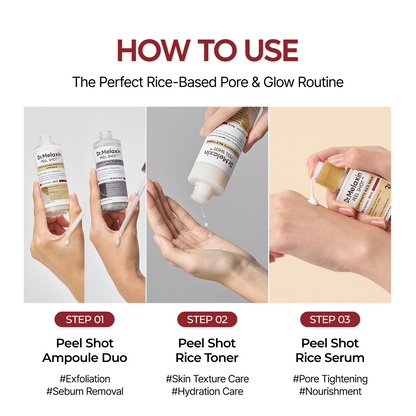Peel Shot Glow Rice PDRN Serum